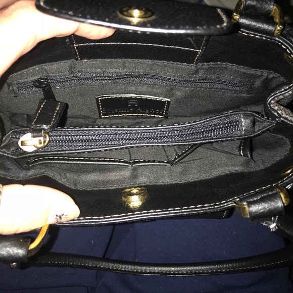 Etienne Aigner Shoulder Bag Tote-Black-Like New - Picture 5 of 8